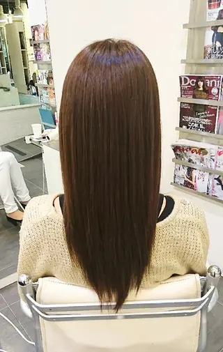 ロング 池田 恵久美のヘアスタイル