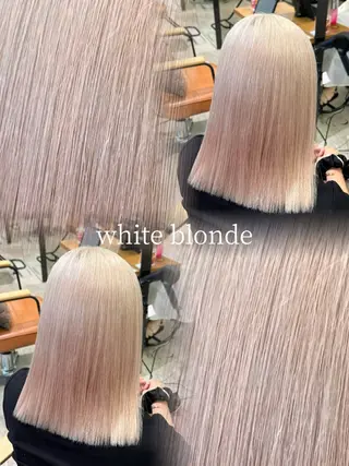 セミロング 銀座/前髪顔まわり/ 透明感カラー/danのヘアスタイル