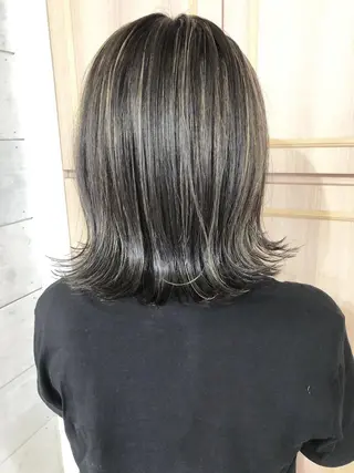 ミディアム ✨シルクストレート✨ 美髪髪質改善Yukiのヘアスタイル