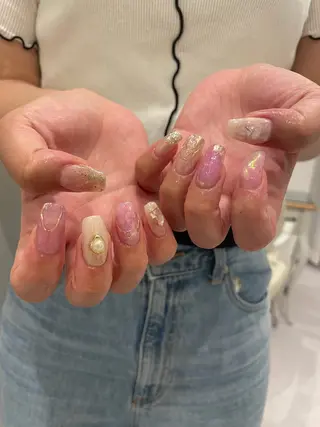 ネイル 束感まつ毛/ネイル/ LED♥KIRARAのマツエク・マツパデザイン