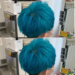 ショート カラー メンズ メンズ専門店 店長 小柳 裕夢のヘアスタイル