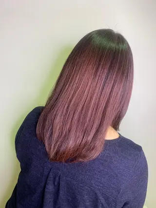 ミディアム カラー 今村 愛美のヘアスタイル