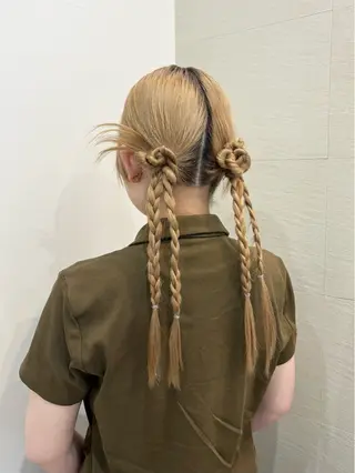 ヘアアレンジ 似合わせ/透明感 /レイヤー/りほ🤍のヘアスタイル