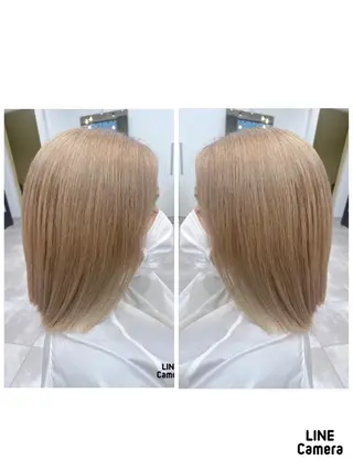 ミディアム カラー ブリーチ/髪質改善 🍊店長MASAKiのヘアスタイル