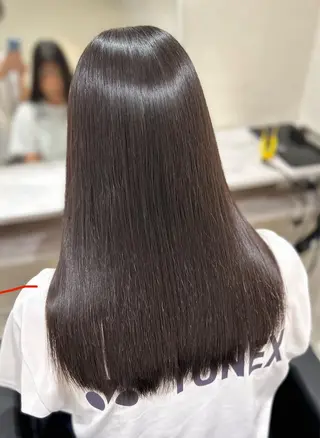 ロング むっち〜/ケアカラー /似合わせcutのヘアスタイル