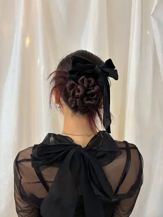 ヘアアレンジ suite りりのヘアスタイル