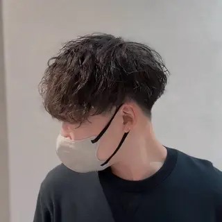 ショート パーマ メンズ 🐺ウルフ特化🐺 毛流れパーマ/Ryoのヘアスタイル