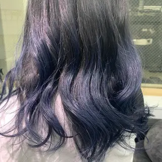 セミロング カラー 韓国🤍ワンホンヘア みかん🇨🇳のヘアスタイル