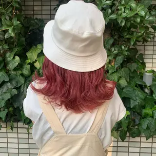 ミディアム カラー カワシマ セイカのヘアスタイル