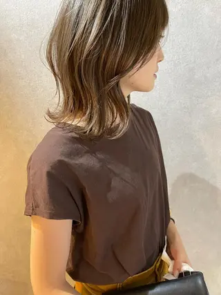 ミディアム カラー モテ髪支持率NO.1 KENJIROのヘアスタイル