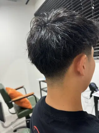 メンズ 平尾/艶カラー/ アッシュ系/中川誠大のヘアスタイル