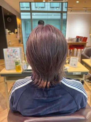 ショート カラー メンズ メンズ特化/ センターパート/八谷のヘアスタイル