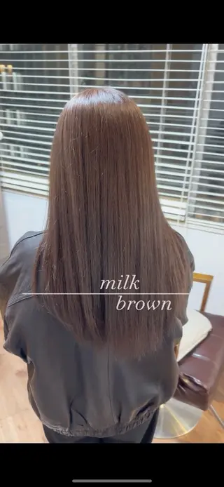 ロング カラー little×PORTO 元町店所属・藤本 あさひのヘアスタイル