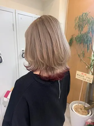 ミディアム 田中大星 /ボブ 縮毛矯正のヘアスタイル