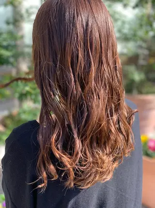 セミロング カラー 髪質改善美容室Lust所属・美容室Lust💚 嶋崎 鷹のヘアスタイル