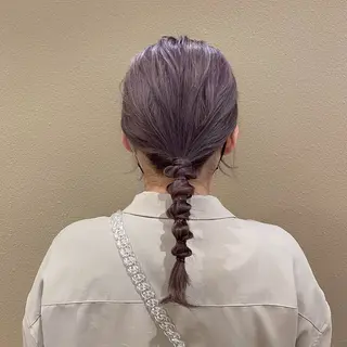 ロング カラー MUKU ひかるのヘアスタイル