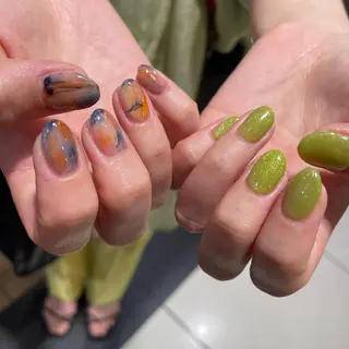 ネイル AMI ウルフパーマ/メンズのヘアスタイル