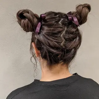 ロング ヘアアレンジ PRIVATE SALON EYES所属・EYES リアのマツエク・マツパデザイン