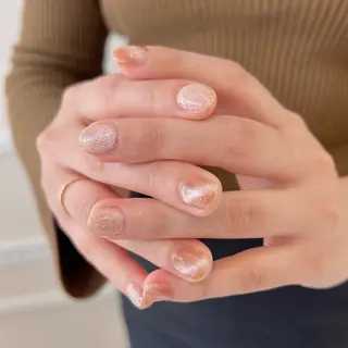 ネイル 🎀チーク/ちゅるん 🫧chisa🎀のネイルデザイン