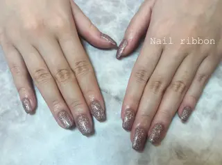 ネイル ネイルリボン 笠井のネイルデザイン