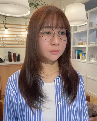 ロング カラー Ogata Marinaのヘアスタイル