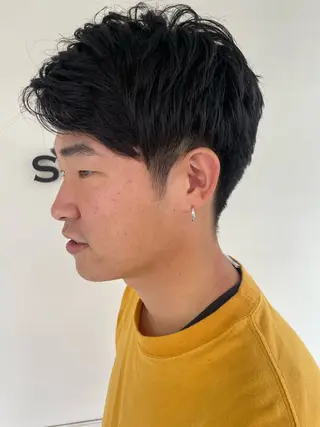 メンズ SARA古賀店 かすみ🐬🩵のヘアスタイル