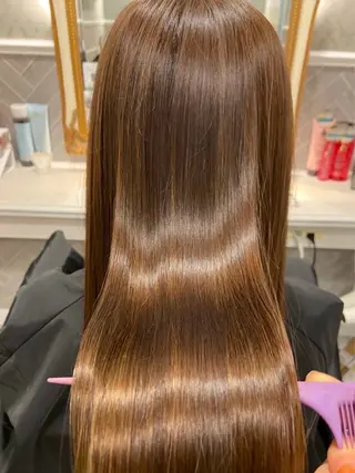ミディアム 銀座🇰🇷韓国ボブ 🧡巻ける縮毛/せんのヘアスタイル