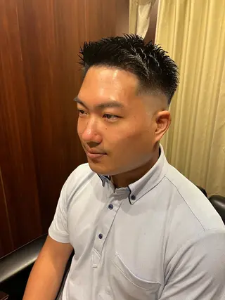 ショート 練習用 坂場のヘアスタイル