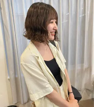 パーマ 原 菜帆のヘアスタイル