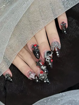 セミロング Tsukimi nail所属・シ シのネイルデザイン