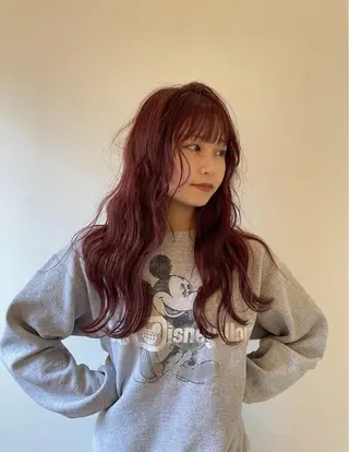 ロング Tsukasa/ 透明感 　寒色カラーのヘアスタイル
