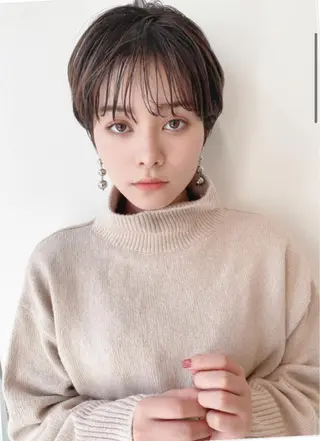 ショート カラー 大野 あさみのヘアスタイル