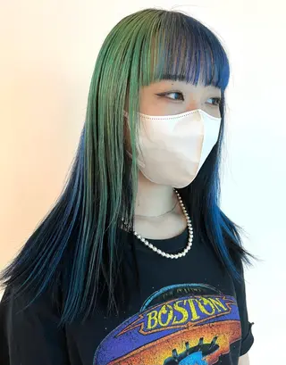 セミロング ちょめ/八王子 ZEST emuのヘアスタイル