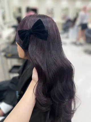 カラー ベージュ・ラベンダー カラー🎀りりのヘアスタイル