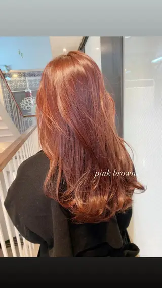 ロング 京都レイヤーカット/ 縮毛矯正/羽柴りくのマツエク・マツパデザイン