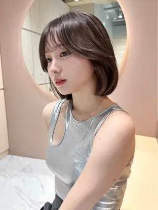 ショート ブリーチなしW🎀 髪質改善/はのんのヘアスタイル