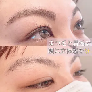 メンズ マツエク・マツパ アイブロウ Chante Lily所属・森崎 麗のマツエク・マツパデザイン