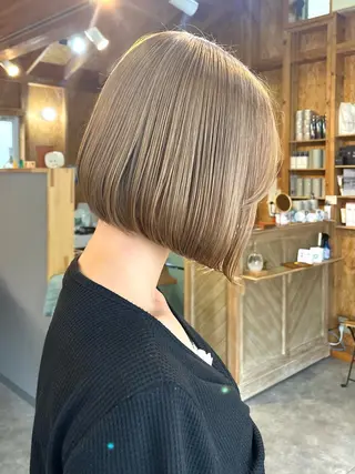 カラー まろみ暖色× chia🕯のヘアスタイル