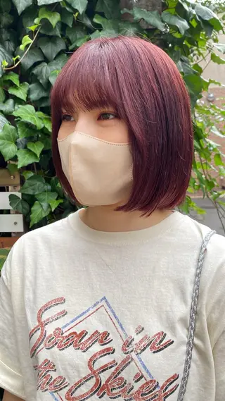 ショート カラー 綾香 /透明感カラーのヘアスタイル