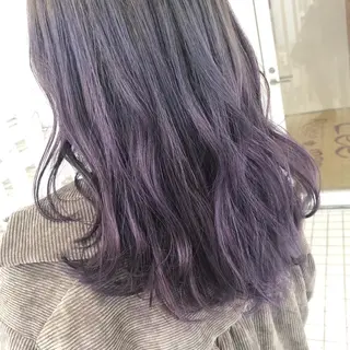 セミロング カラー 佐々木 好乃のヘアスタイル