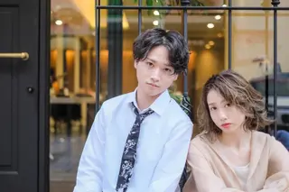 ミディアム パーマ カラー メンズ beauty: beast 大名店のヘアスタイル