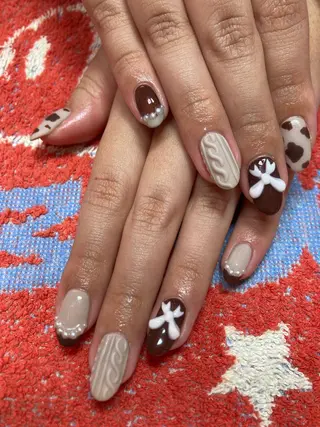 ネイル rukianail 新里のネイルデザイン