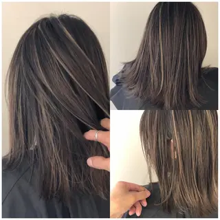 ミディアム カラー ブリーチカラー🌈 石垣翔太のヘアスタイル