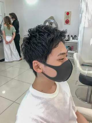 メンズ ✨️ツヤ髪✨️ 💫髪質改善💫間宮のヘアスタイル