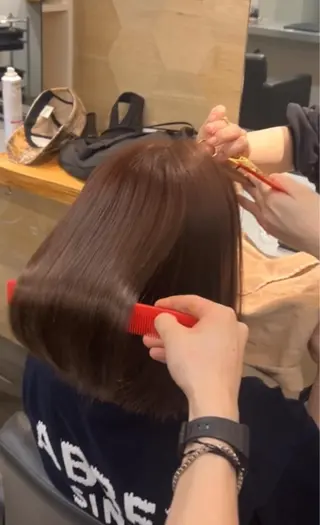 ミディアム カラー 中島 主貴のヘアスタイル