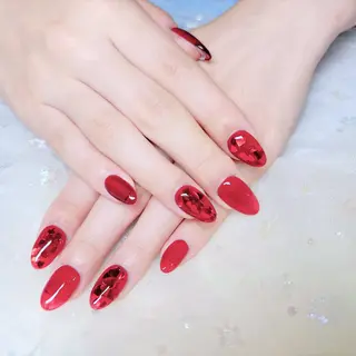 ネイル H3 Nail Tsuki🦋💙のネイルデザイン