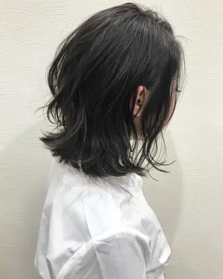 ミディアム Life salon SAKURAのヘアスタイル