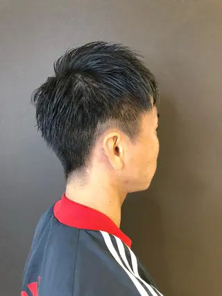 ショート メンズ 齋藤 らいのヘアスタイル