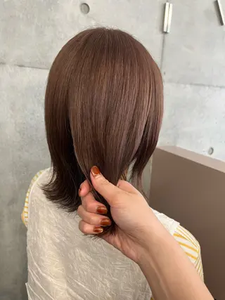 ミディアム カラー 🍊🍊COコ かぢあおい🍊🍊のヘアスタイル