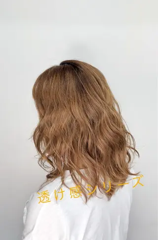 ミディアム カラー ブリーチカラー✨ 駒場 笙のヘアスタイル